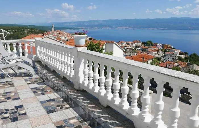 With Private Pool And Beautiful Sea View - By Traveler Tourist Agency Krk - Id 2106
