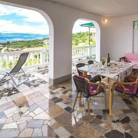 With Private Pool And Beautiful Sea View - By Traveler Tourist Agency Krk - Id 2106 Vrbnik