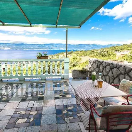 With Private Pool And Beautiful Sea View - By Traveler Tourist Agency Krk - Id 2106 * Vrbnik