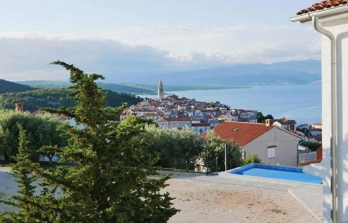 Lejlighed With Private Pool And Beautiful Sea View - By Traveler Tourist Agency Krk - Id 2106 *