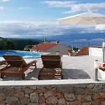 Apartament With Private Pool And Beautiful Sea View - By Traveler Tourist Agency Krk - Id 2106 *