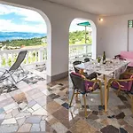 With Private Pool And Beautiful Sea View - By Traveler Tourist Agency Krk - Id 2106 Vrbnik (Primorje-Gorski Kotar)